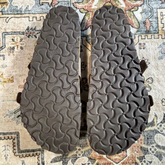 Birkenstock Women's Yao Mocha Brown Slip On Sandals Comfort Supportive Shoes 39 - Picture 8 of 10